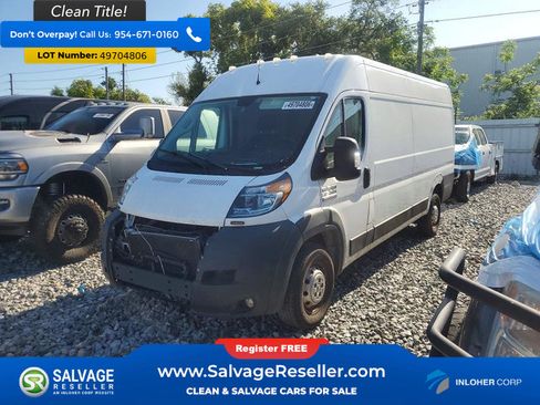 Used 2021 RAM ProMaster 3500 w/ Premium Appearance Group FWD image 1