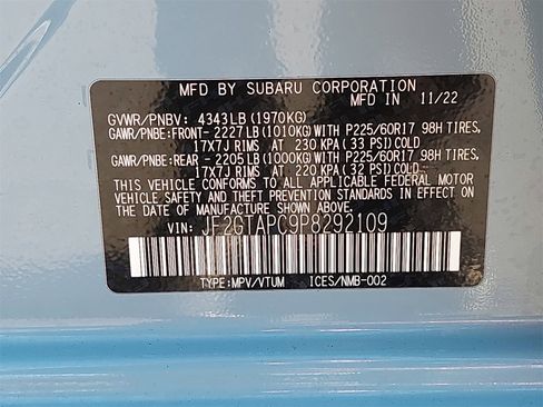 Certified 2023 Subaru Crosstrek 2.0i Premium image 36