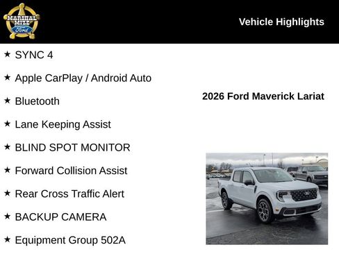 New 2026 Ford Maverick Lariat AWD/4WD image 2