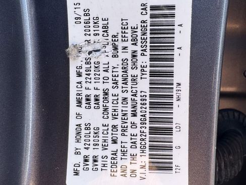 Used 2016 Honda Accord LX image 15