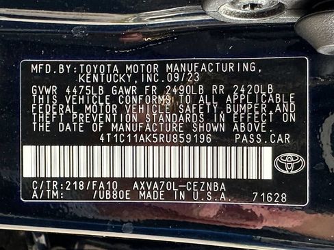 Used 2024 Toyota Camry LE FWD image 17