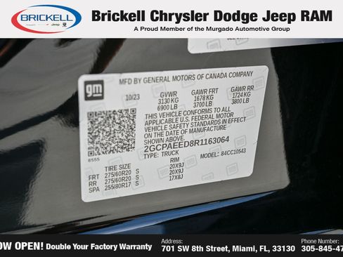Used 2024 Chevrolet Silverado 1500 LTZ w/ LPO, Dark Essentials Package RWD image 34