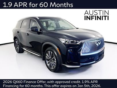 New 2026 INFINITI QX60 Luxe w/ Cargo Package