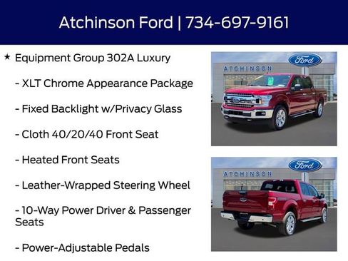 Used 2019 Ford F150 XLT w/ Equipment Group 302A Luxury AWD/4WD image 12