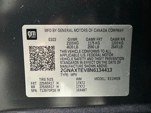 Used 2022 Chevrolet Equinox LT image 11