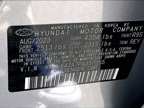 Certified 2023 Hyundai Sonata SEL w/ Preferred Accessory Package FWD image 16