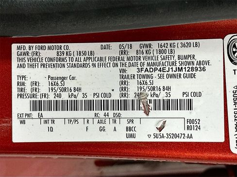 Used 2018 Ford Fiesta SE w/ Cold Weather Package image 30