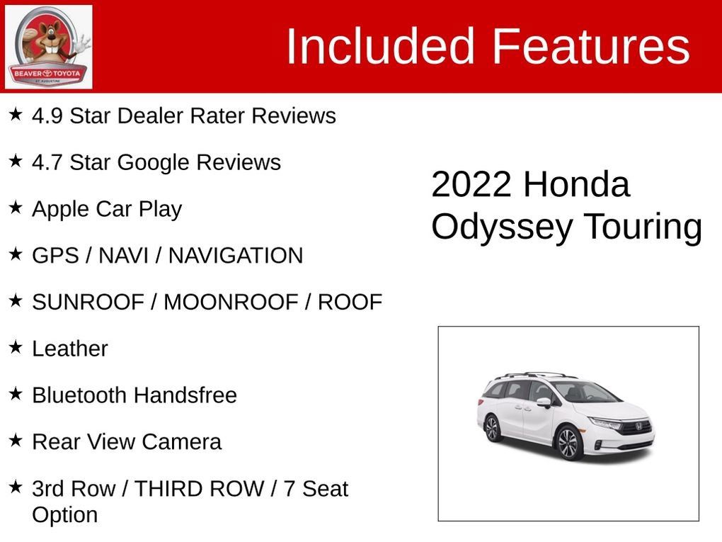 Used 2022 Honda Odyssey Touring image 4