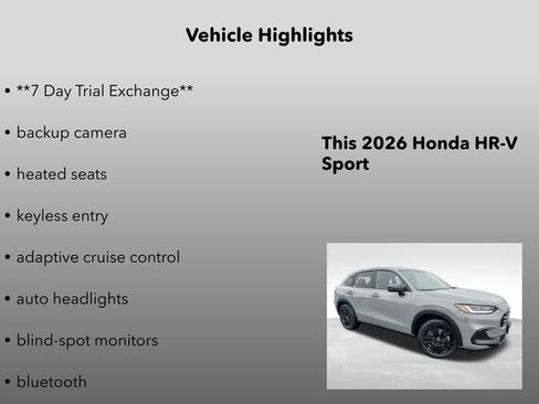 New 2026 Honda HR-V Sport image 5