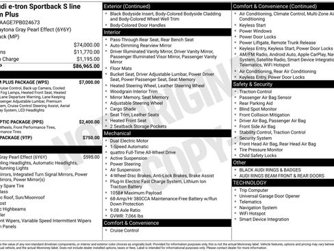 Used 2023 Audi e-tron Premium Plus w/ Premium Plus Package image 2