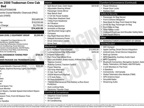 New 2026 RAM 2500 Tradesman AWD/4WD image 26