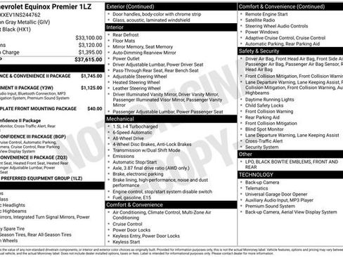 Used 2022 Chevrolet Equinox Premier image 38