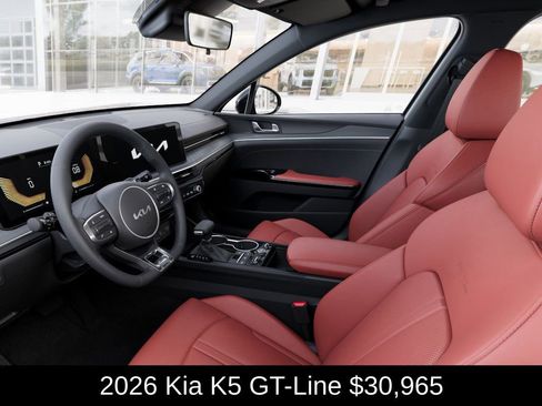 New 2026 Kia K5 GT-Line w/ GT-Line Red Interior Package FWD image 18