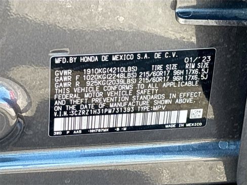 Certified 2023 Honda HR-V LX image 33