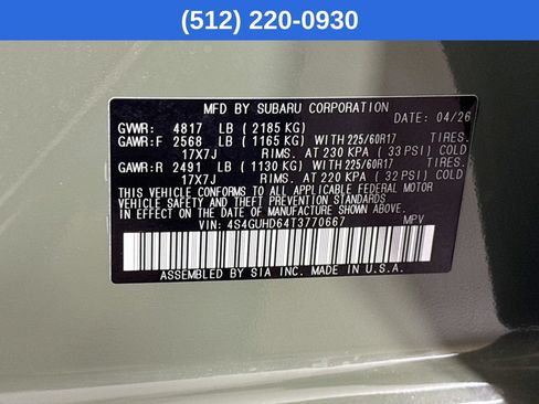 Certified 2026 Subaru Crosstrek 2.5i Premium AWD/4WD image 41