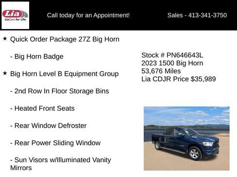 Certified 2023 RAM 1500 Big Horn AWD/4WD image 6