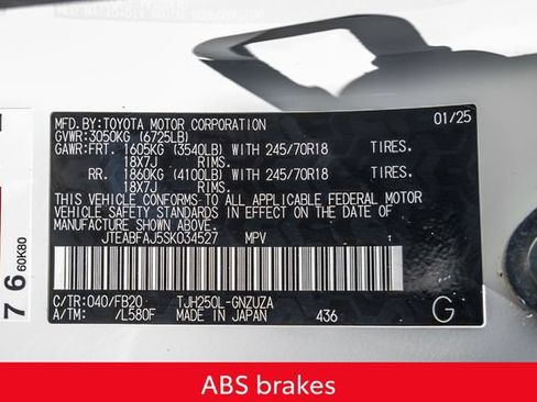 Certified 2025 Toyota Land Cruiser 1958 AWD/4WD image 33