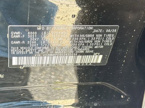 Certified 2025 Subaru Ascent Limited image 47