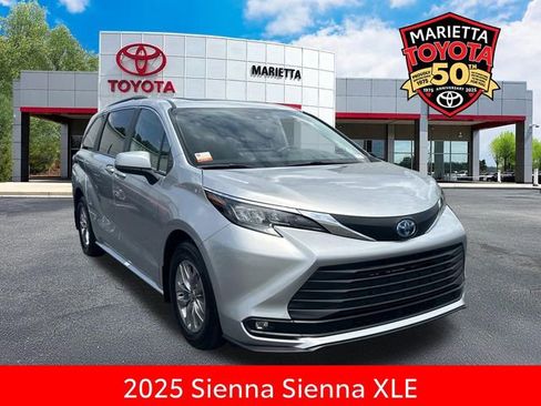 Certified 2025 Toyota Sienna XLE w/ XLE Plus Package FWD image 1