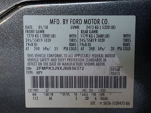 Used 2018 Ford Edge SEL w/ Equipment Group 201A FWD image 33