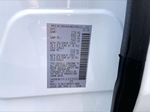 New 2026 Nissan Pathfinder Rock Creek AWD/4WD image 14