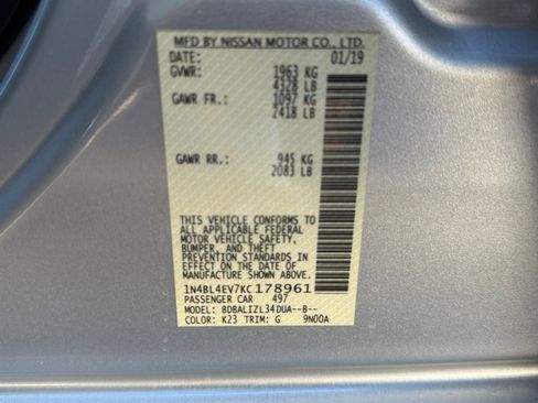 Used 2019 Nissan Altima 2.5 SL image 34