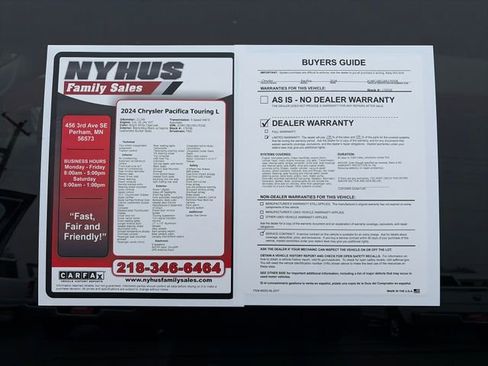 Used 2024 Chrysler Pacifica Touring-L FWD image 54