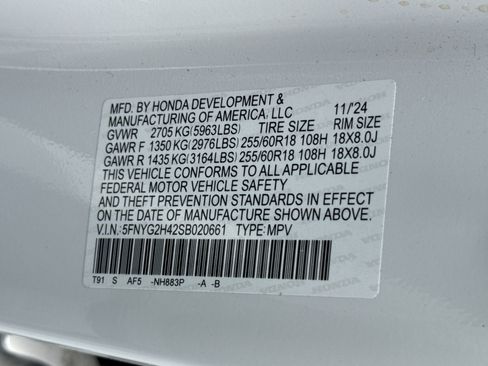 Certified 2025 Honda Pilot EX-L image 42