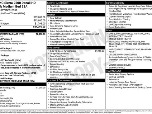 Used 2022 GMC Sierra 2500 Denali w/ Denali Ultimate Package AWD/4WD image 15