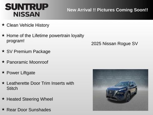 Used 2025 Nissan Rogue SV w/ SV Premium Package FWD image 6