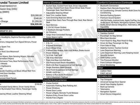 Used 2022 Hyundai Tucson Limited FWD image 7