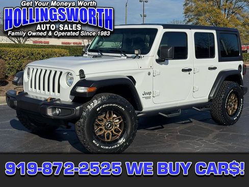 Used 2019 Jeep Wrangler Unlimited Sport S AWD/4WD image 1