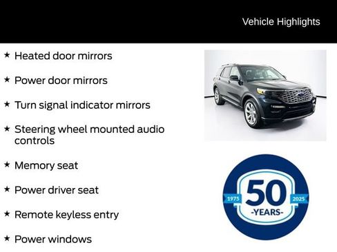 Certified 2020 Ford Explorer Platinum w/ Premium Technology Package AWD/4WD image 26
