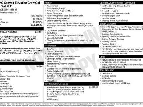 Certified 2021 GMC Canyon Elevation w/ Trailering Package image 33