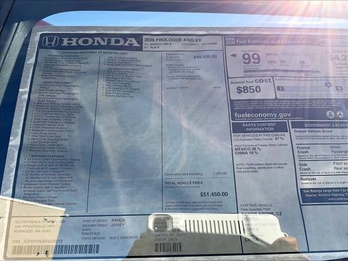 New 2026 Honda Prologue EX image 18