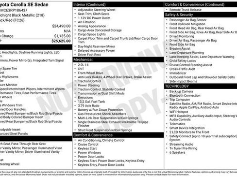 Used 2024 Toyota Corolla SE image 6
