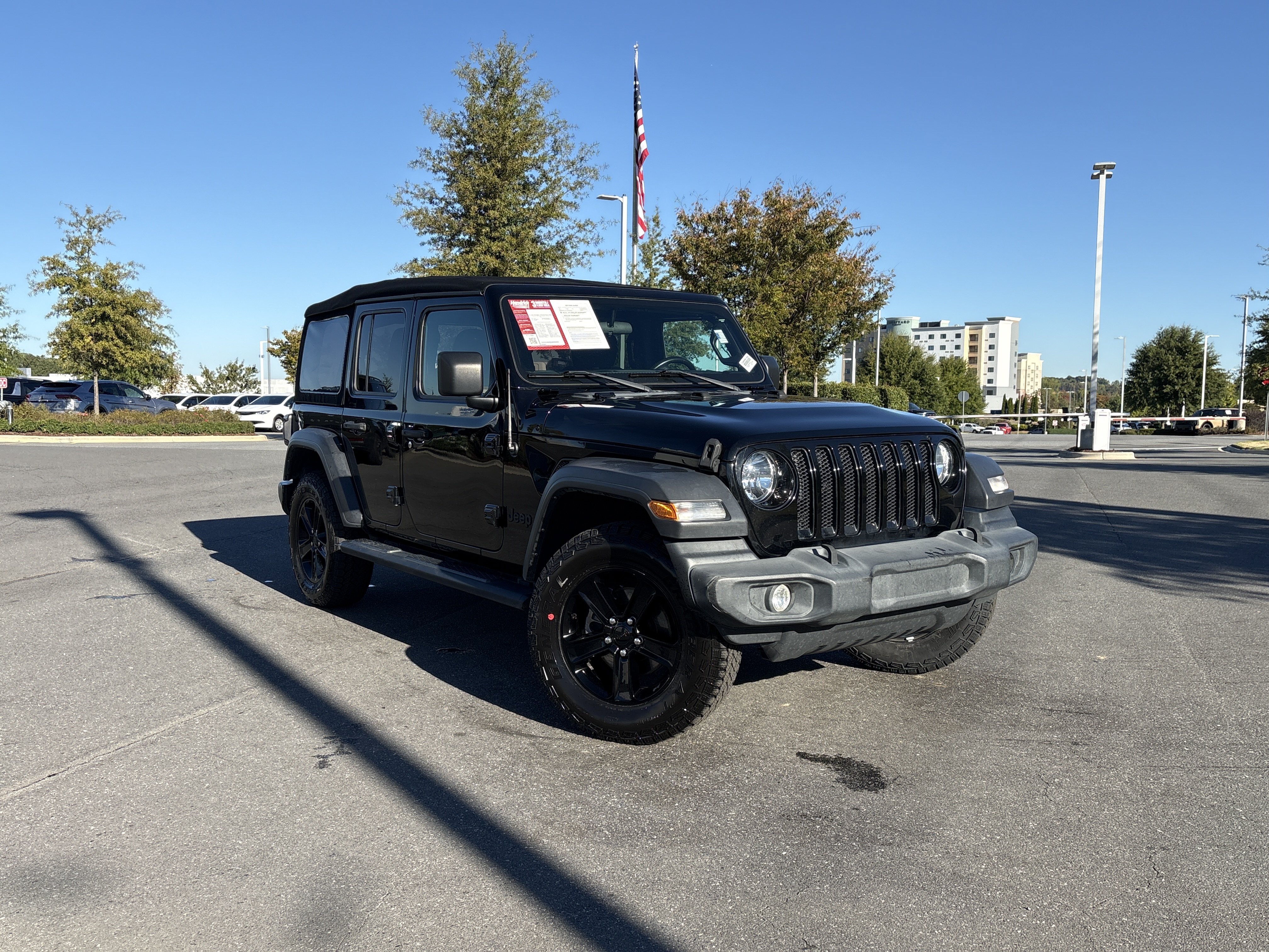 Used 2021 Jeep Wrangler Unlimited Sport AWD/4WD image 2
