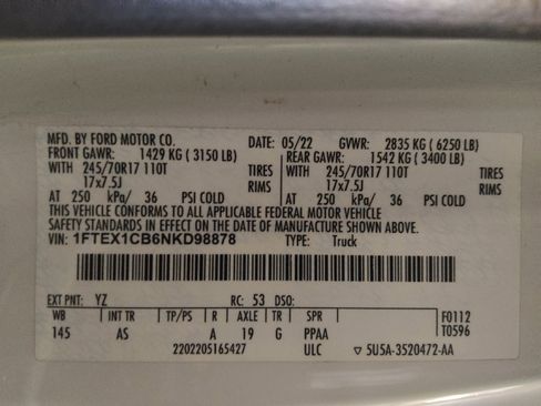 Used 2022 Ford F150 XL w/ Equipment Group 101A High image 33