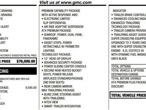 Certified 2026 GMC Yukon AT4 w/ AT4 Premium Plus Package AWD/4WD image 2
