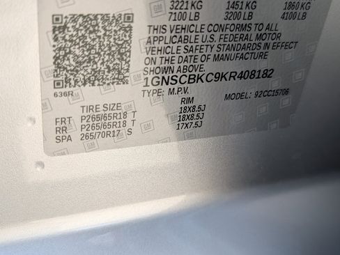 Used 2019 Chevrolet Tahoe LT RWD image 22