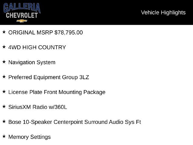 Certified 2022 Chevrolet Tahoe High Country AWD/4WD image 5