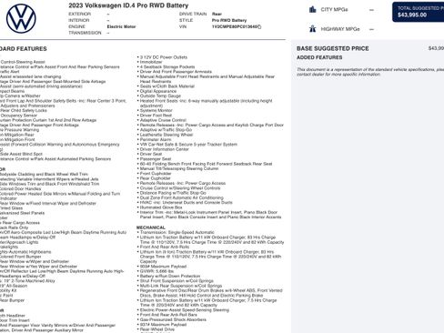 Used 2023 Volkswagen ID.4 Pro image 2