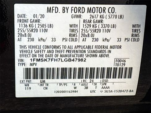 Used 2020 Ford Explorer Limited image 38