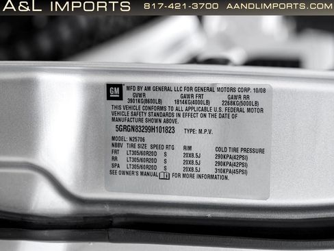 Used 2009 HUMMER H2 Luxury image 59