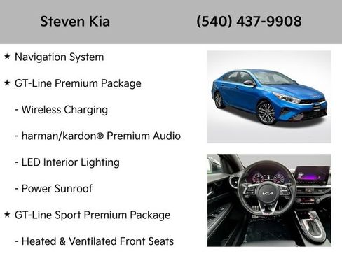 Certified 2024 Kia Forte GT-Line w/ GT-Line Premium Package FWD image 8