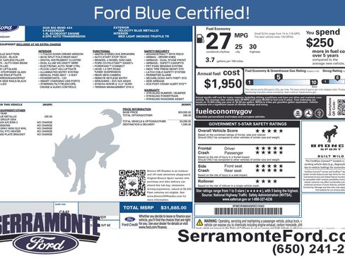 Used 2025 Ford Bronco Sport Big Bend AWD/4WD image 18