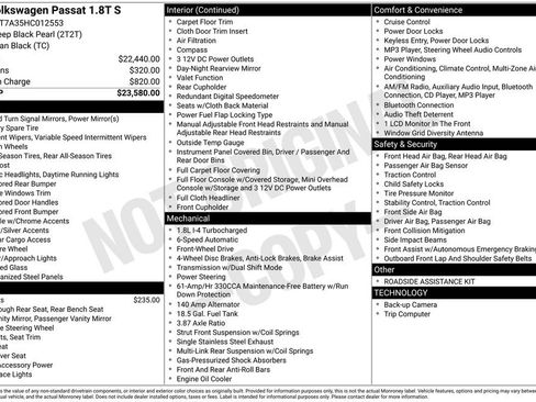 Used 2017 Volkswagen Passat 1.8T S image 16