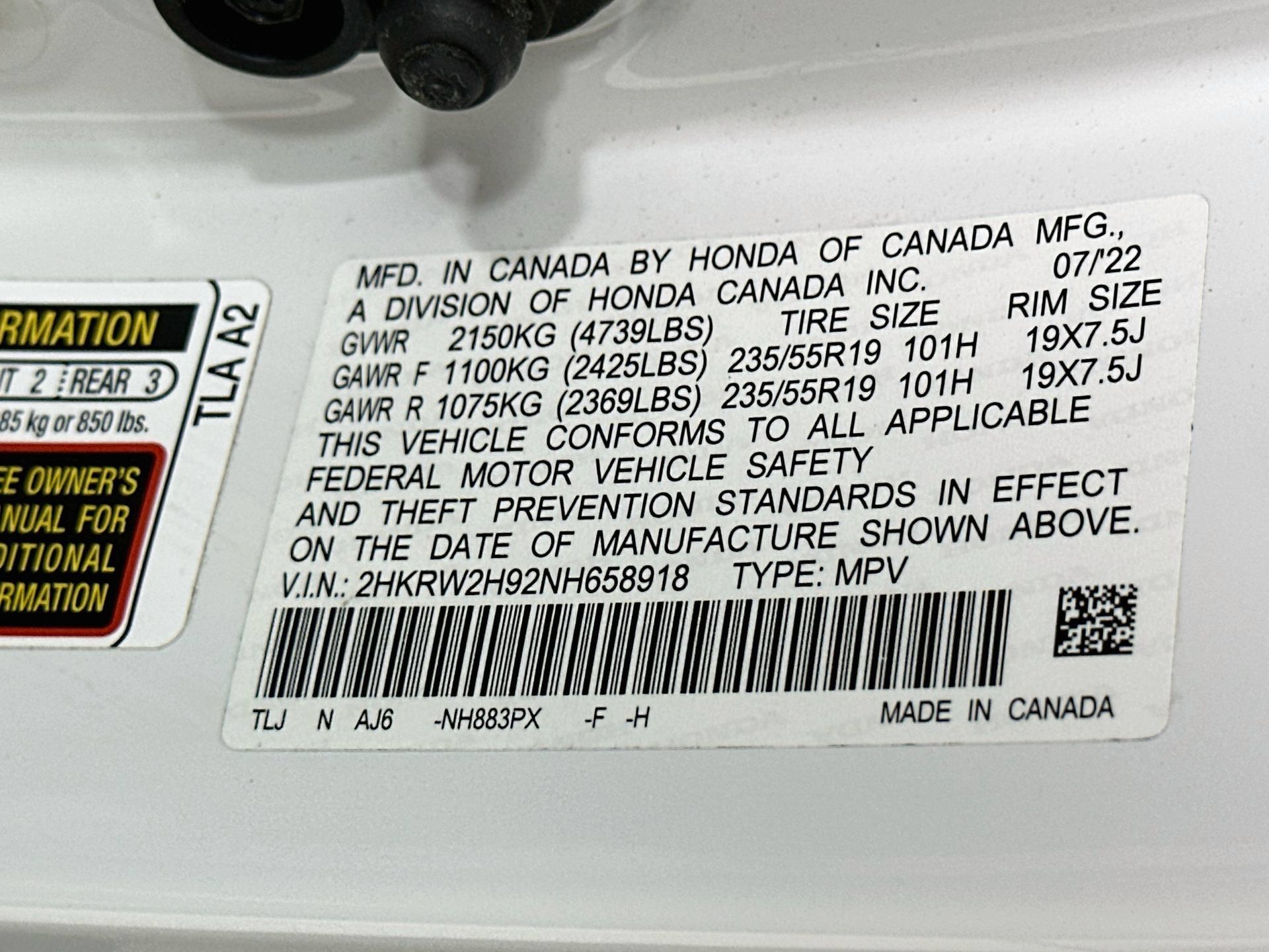 Used 2022 Honda CR-V Touring image 34