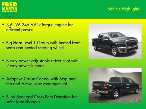 New 2026 RAM 1500 4x4 Crew Cab image 7