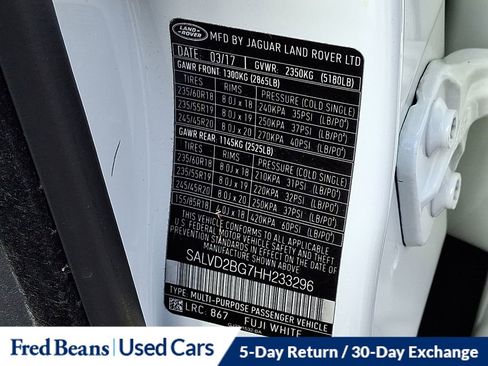 Used 2017 Land Rover Range Rover Evoque HSE Dynamic image 28